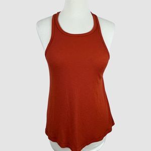 Free People Women's Orange Tank Top Size Small